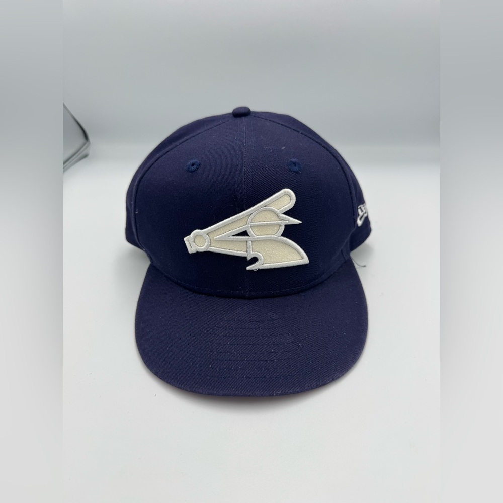 Chicago white sox glitter batter man & underbrim navy blue/white/red snapback